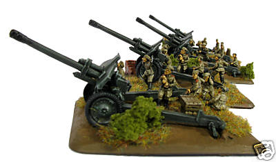 15 mm WW2 Soviet 152mm reserve artillery battalon by Firefly