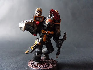 Raven Guard Space Marine Assault Sergeant by figureshobby2010
