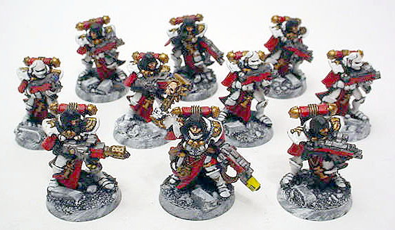 Sisters of battle squad by corbulo40
