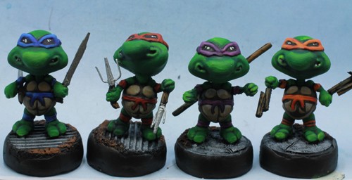 Chibi Ninja Turtles by superbug983