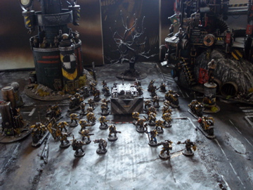 Imperial Fist Scouts by J D Herring