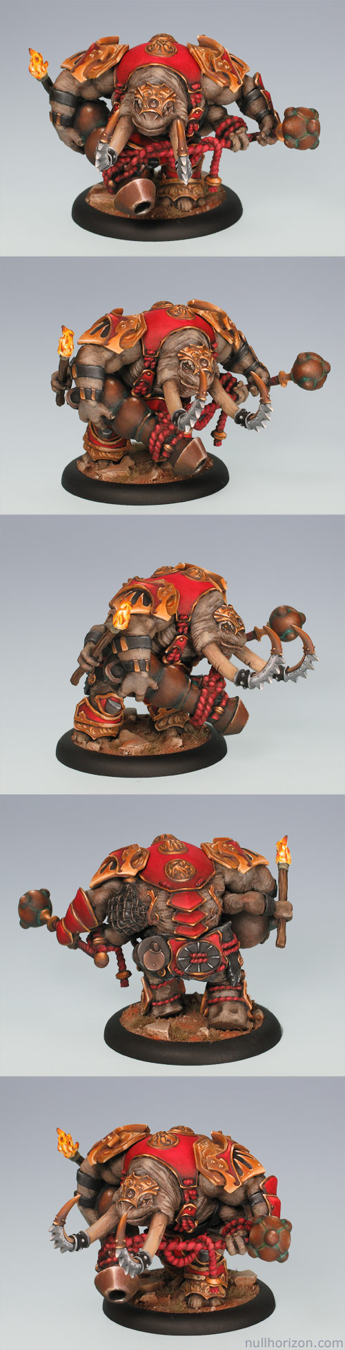 CoolMiniOrNot - Hordes Skorne Titan Cannoneer by spooktalker