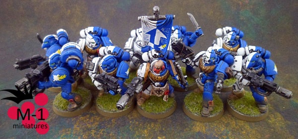Space Marines Errant Tactical Squad by malinek28