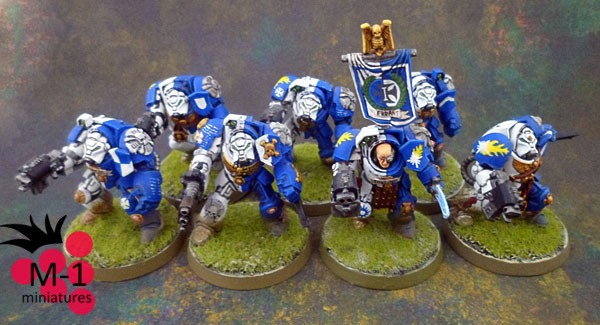 Space Marines Errant Terminator Squad by malinek28