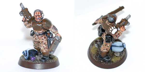 Imperial Guard Sergent - 5th Juxtari Bombadiers by LupoLoopy