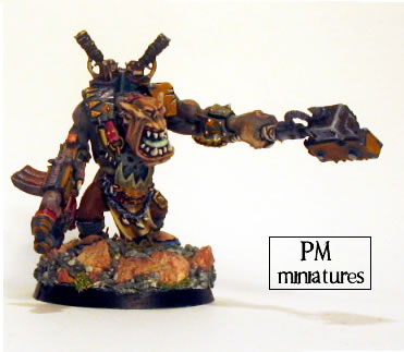 Ork warboss by PM miniatures