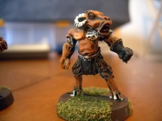 Bloodbowl beastman by chrismata