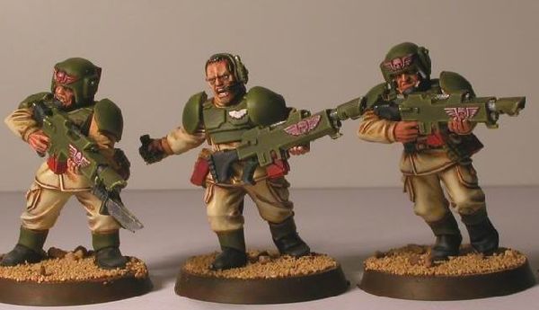 Trio from my cadian army by FW DevilFlash