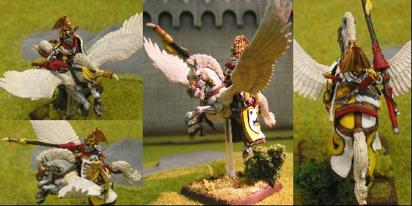 Bretonnian Lord on Pegesus by ChosenStudios