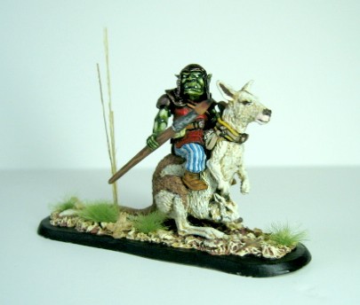Orc Riding War Kangaroo by billybunter