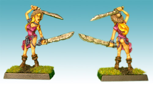 Wild Elf with Two Swords (Umbra Turris) by Ravandil