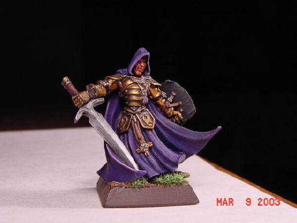Figurine Sir Conlan Paladin - Miniature Bones Reaper Pour Jeux De Rôle, Plateau - Échelle 25mm, à Peindre Et Personnaliser