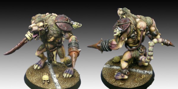Blood Bowl Rat Ogre by rabidbat