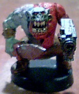 feral ork in war paint by gozeruk