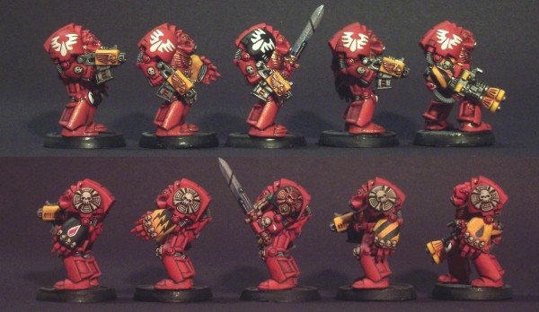 Escouade Terminator Blood Angel by Yorik Feldger