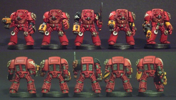 Escouade Terminator Blood Angel by Yorik Feldger