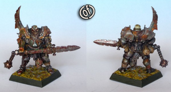 Nurgle Lord Champion Chaos Lord by DiaConUparty