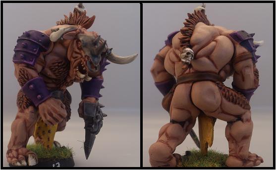 Blood Bowl Minotaur by ghazghull