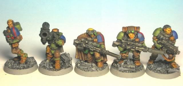 Crimson Fists Scout Fireteam by Satan Dingo 420