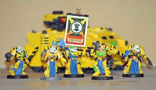 Imperial Fists Veteran Squad by Starscream