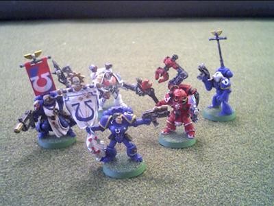 Ultramarine Command Squad by marinesgt