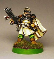 Tallarn Desert Raiders Lieutenant by Miracle