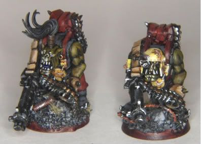 Space Ork BadMoon BigShootas by KhlauKolash