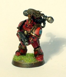 Legionnaire with bolter by bleakphoenix