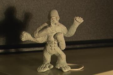 4 armed white ape by Kitchenwolf