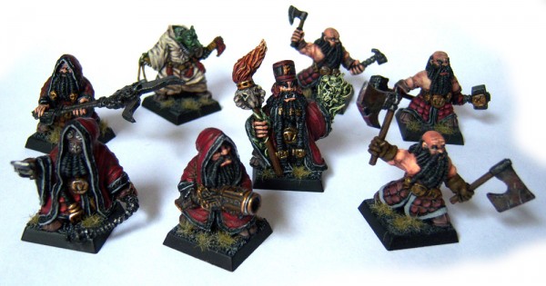 chaos dwarf  warband by blitzkrieg bob