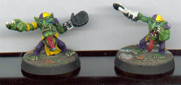 receveurs gobelins blood bowl by sgt poppits