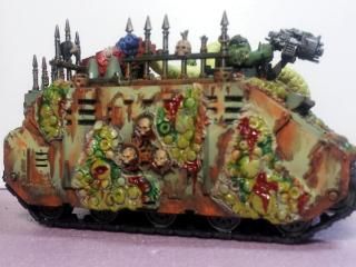 wip nurgle rhino by raest209