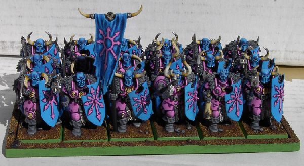 Slaanesh Warriors by Steve D