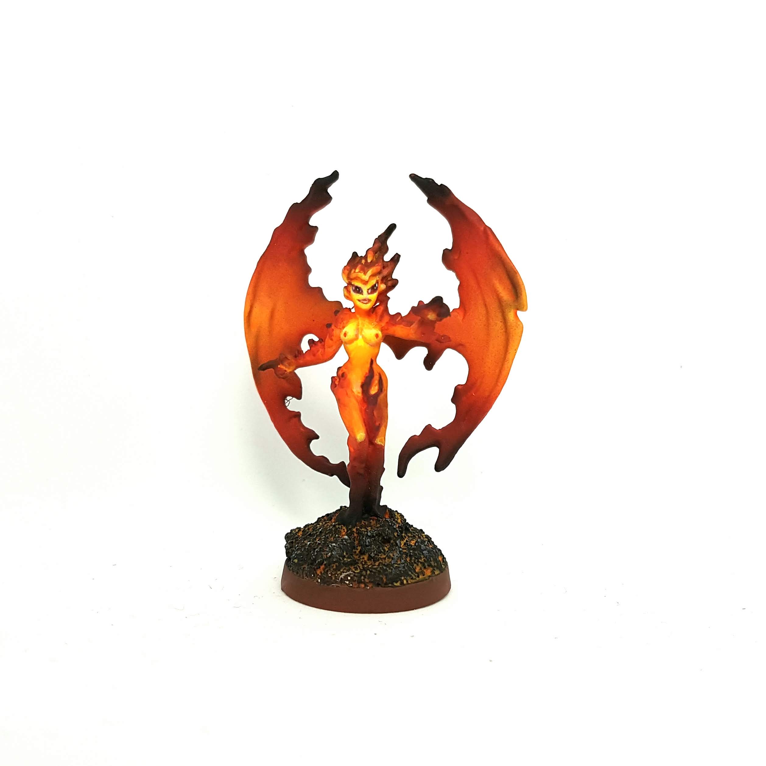 Reaper Bones Medium Fire Elemental – Miniatura 35mm Non Dipinta Per Giochi Di Ruolo E Guerra – 77083