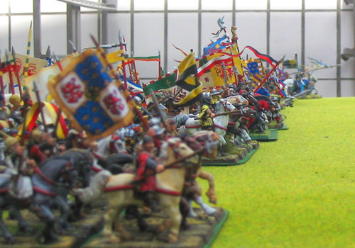Charging bretonnians by Godefroy