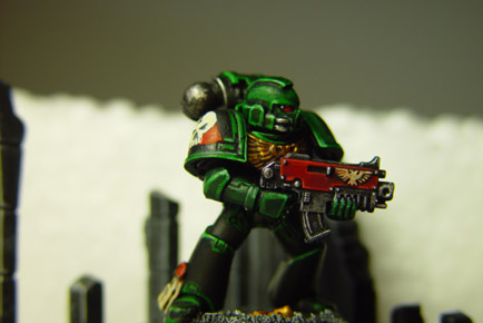 Space marine DA by necrobutcher
