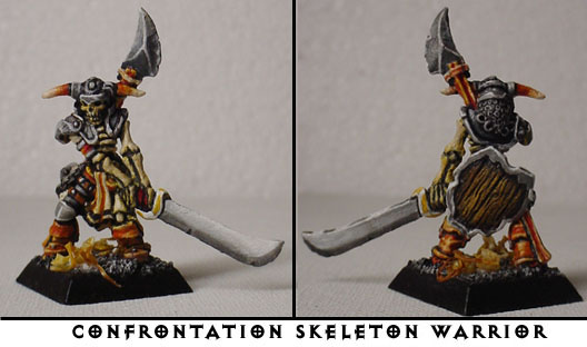 Confrontation Skeleton Warrior by sorentaine
