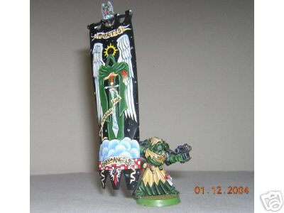 Dark Angels Standard Bearer by miggsy007