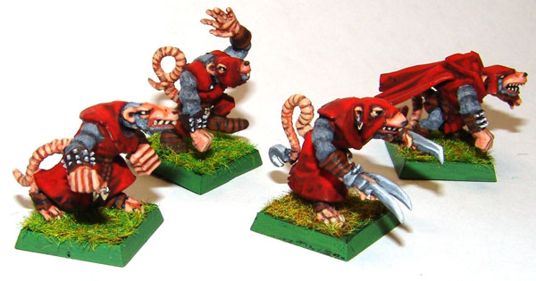 4 skavens 4 bloodbowl by Kal Woiner