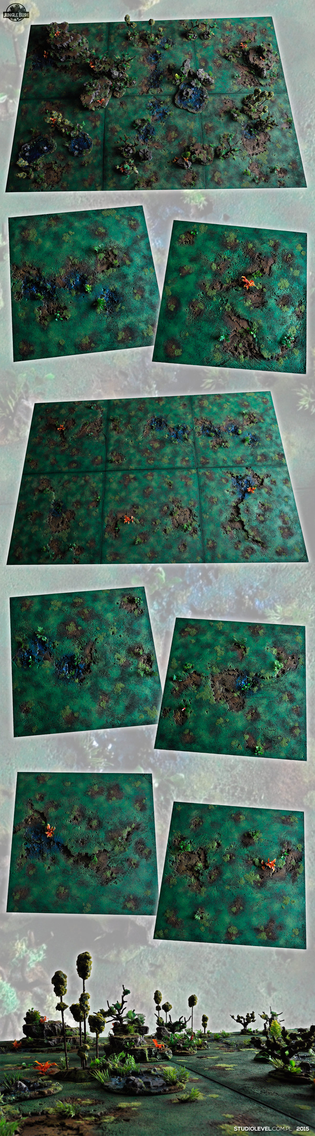 CoolMiniOrNot - JUNGLE GAMEBOARD [2015] by studiolevel