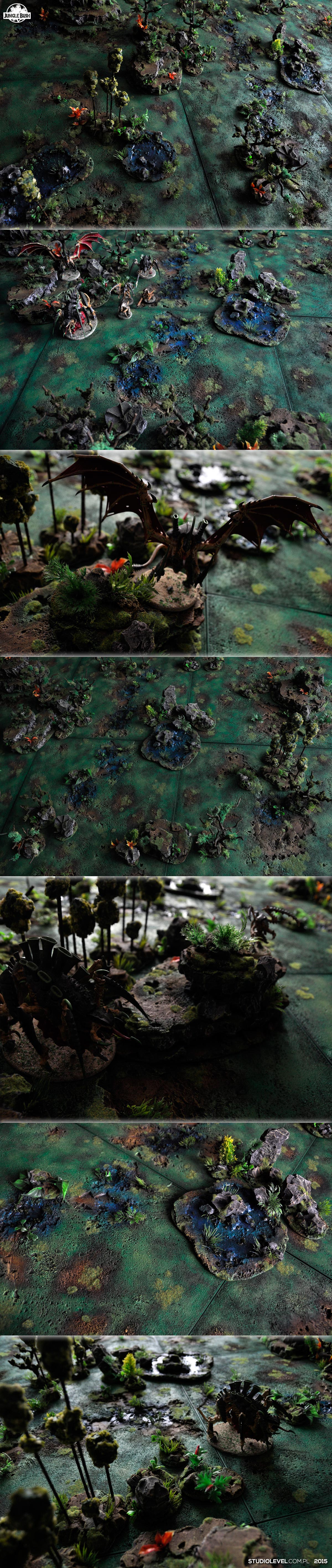 CoolMiniOrNot - JUNGLE GAMEBOARD details [2015] by studiolevel