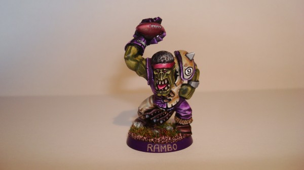 Blood Bowl ork thrower by maxthebigboss