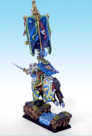 Games Workshop Warhammer - Porte-étendard Armée Bretonnienne - Blister Metal BNIB
