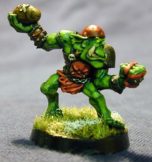bloodbowl ork thrower by slorak