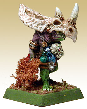 Skink Shaman with Mark of Topec by sappel