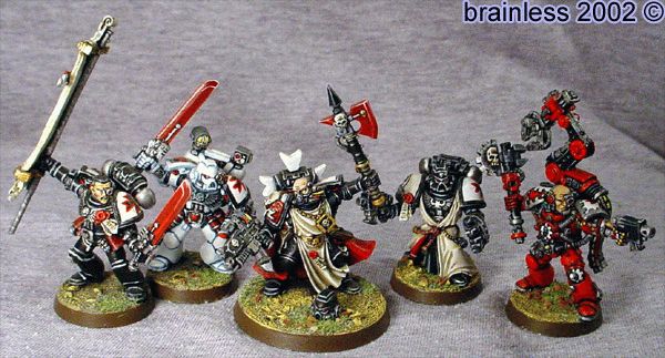 Black Templar Paladin + Bodyguard by brainless