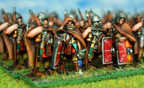 15mm DYM Painted E'Roman Legionary in Greatcoat by dygp2010
