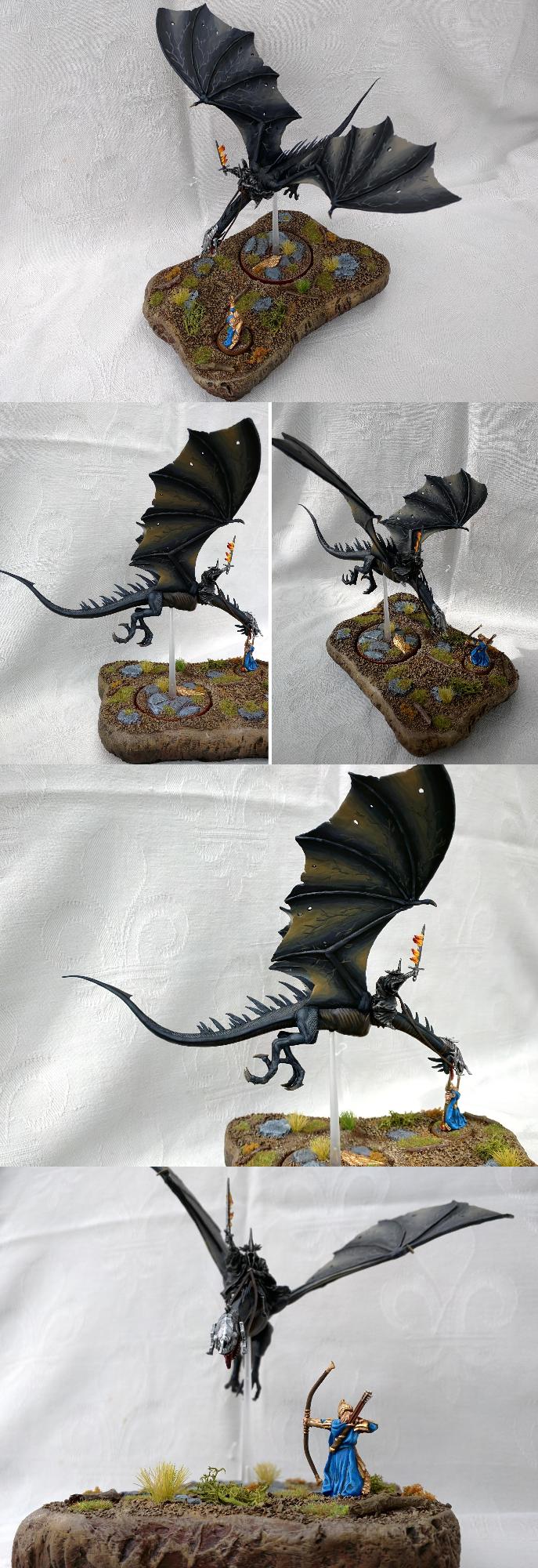 Games Workshop Warhammer Middle Earth Winged Nazgûl Figure Games Workshop Warhammer Middle Earth Winged Nazgûl Figure