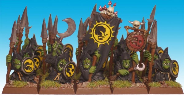 Night Goblins Regiment by pavelm