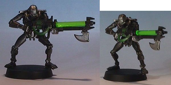 Necron Warrior by Telrin